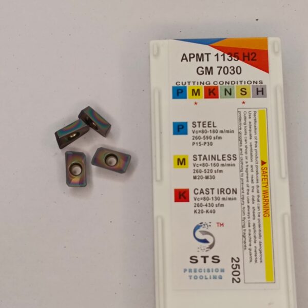 Unbeatable APMT 1135 H2 GM 7030 Inserts – Precision, Power & Performance for Pro-Level Milling!" - Image 2