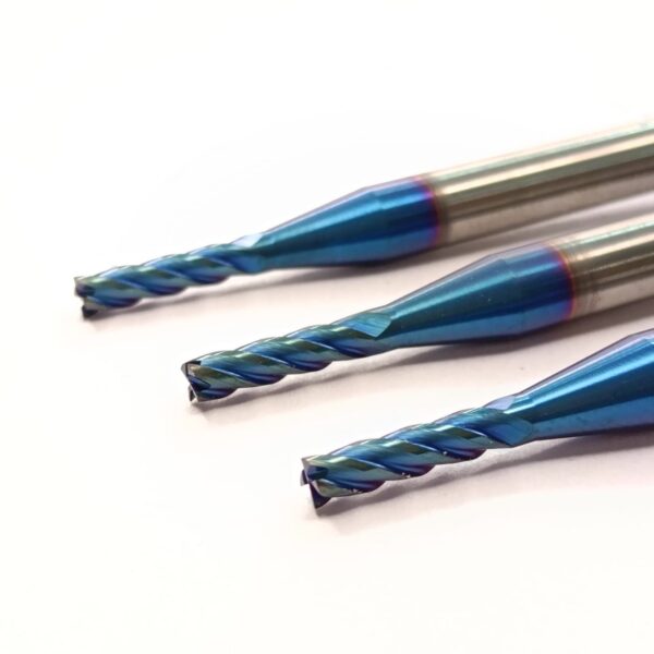 Carbide End Mill 65 hrc - 3.0xD6x12x75-4F - Image 4