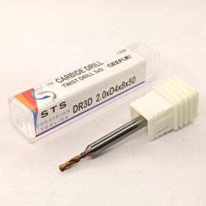 Carbide Drill 2.0xD4x8x50-2F  (3xD)