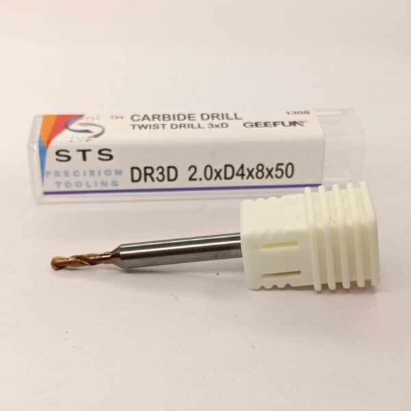 Carbide Drill 2.0xD4x8x50-2F  (3xD) - Image 4