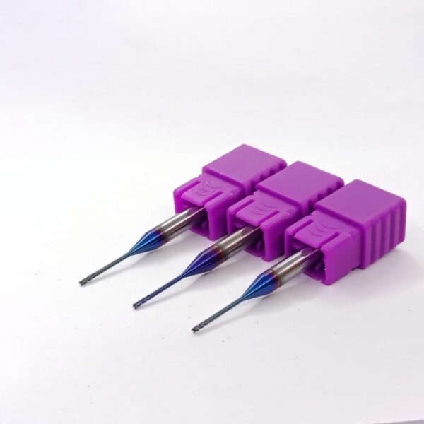 Carbide Long Neck End Mill 65 hrc - 4HRE 65-1.0xD4x10x50-4f - Image 4