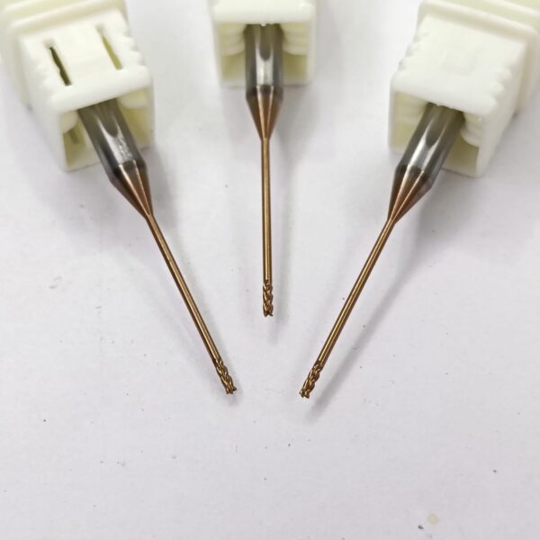 Carbide Long neck End Mill 55 hrc - 4HRE 55-1.0xD4x20x50-Rib-4f - Image 2