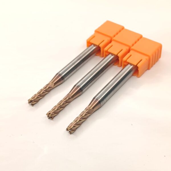 Carbide End Mill 55 Hrc GEN-4F 4.0xD6x15x75 - Image 3