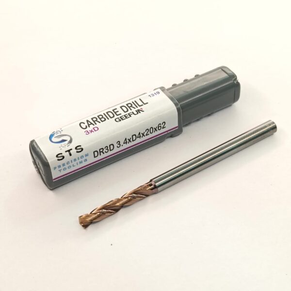DR3D-03.4xD4x20x62 Carbide Drill