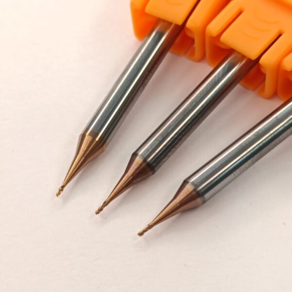 Micro End Mill 55 hrc - MIR2F-55 0.6xD4x1.2x50 - Image 7
