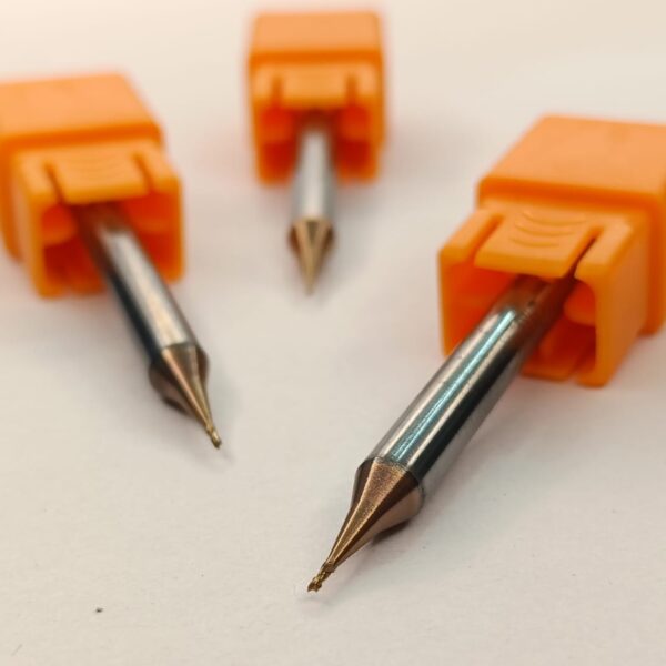 Micro End Mill 55 hrc - MIR2F-55 0.6xD4x1.2x50 - Image 5