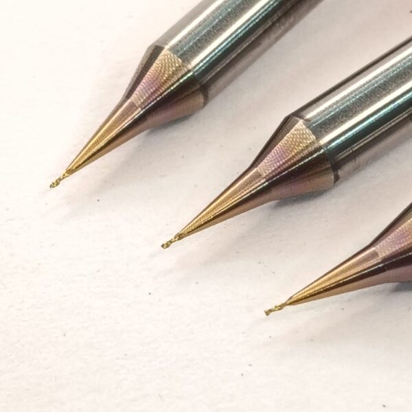 Micro End Mill 55 hrc- MIR2F-55 0.3xD4x0.6x50-2f - Image 4