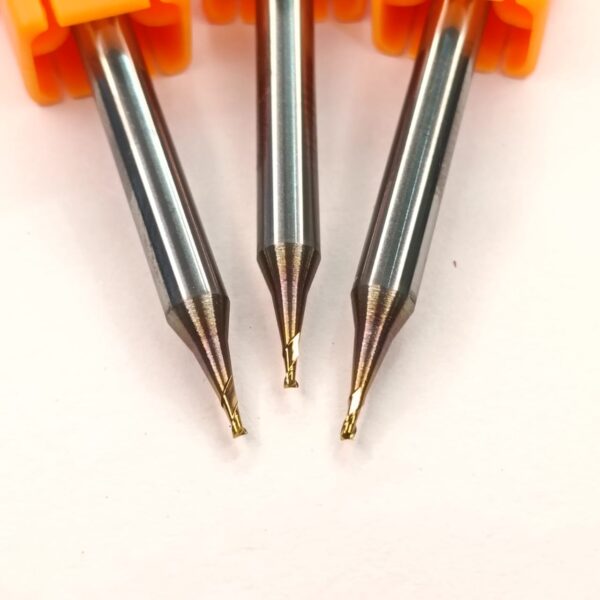 Micro End Mill 55 hrc - MIR2F-55 0.9xD4x1.8x50 - Image 5