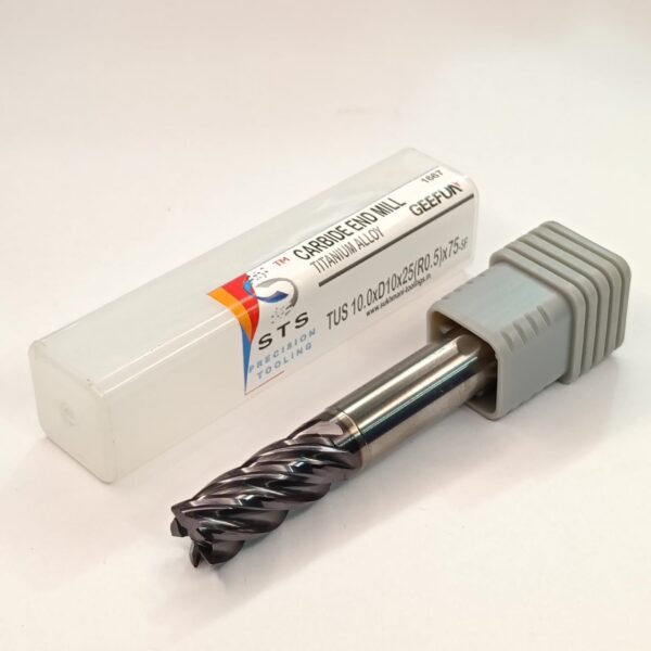 CARBIDE END MILL - TUS 10.0xD10x25(R0.5)X75-5F