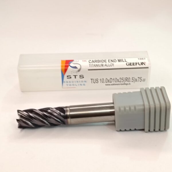 CARBIDE END MILL - TUS 10.0xD10x25(R0.5)X75-5F - Image 5