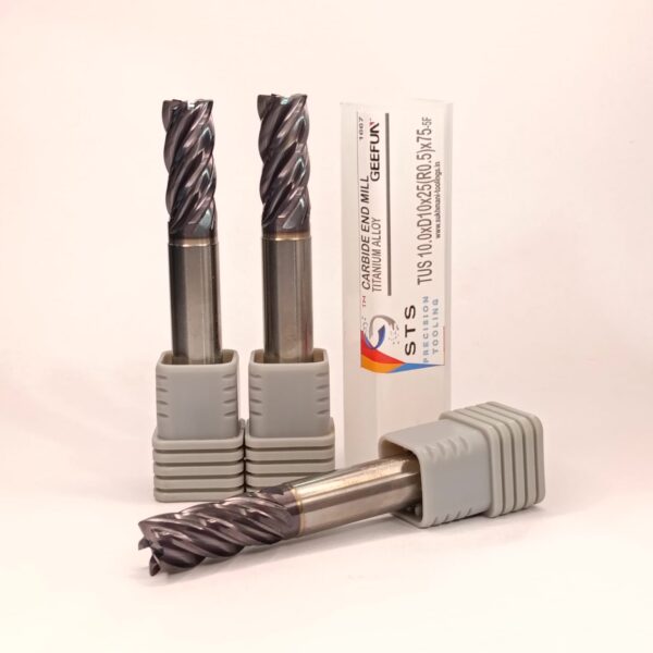 CARBIDE END MILL - TUS 10.0xD10x25(R0.5)X75-5F - Image 2