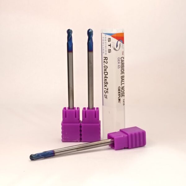 CARBIDE BALL NOSE 65 HRC - GEK-2B R2.0xD4x8x75 - Image 5