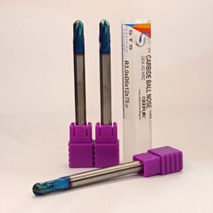 CARBIDE BALL NOSE 65 HRC - GEK-2B R3.0xD6x12x75