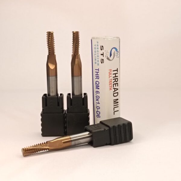Carbide Thread Mill Full Teeth THR QM 6.0x1.0-D6 - Image 2