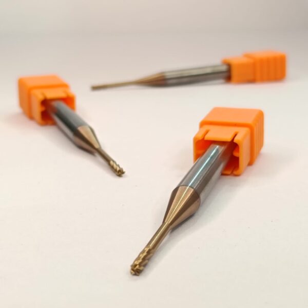 CARBIDE END MILL LONG NECK 55 HRC 4HRE 55-2.0xD6x16x75 - Image 2