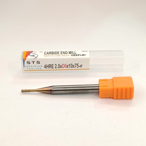 4HRE 55 2.0xD6x10x75 long neck End Mill - Image 5