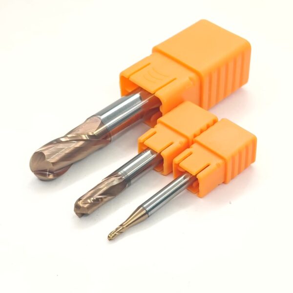 GEN 2B R3.0xD6x12x50-55 HRC Carbide Ball Nose Cutter - Image 2