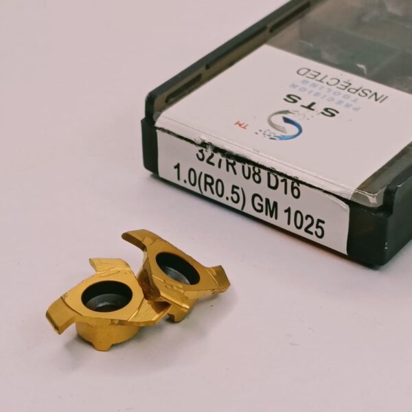 327R08 16 1.0(R0.5) RM1025-T slot Milling Cutter Inserts - Image 2